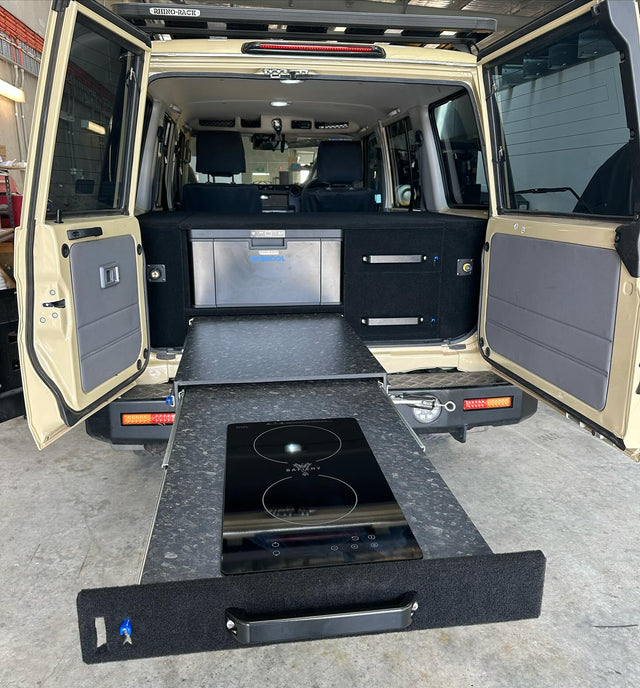 40L Platinum Drawer Fridge Freezer