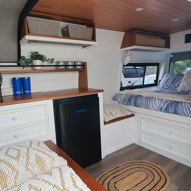 95L Platinum Upright Fridge Freezer - EvaKool Australia