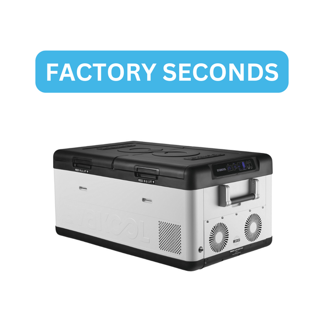 80L Down Under Fridge Freezer - Black - Factory Seconds