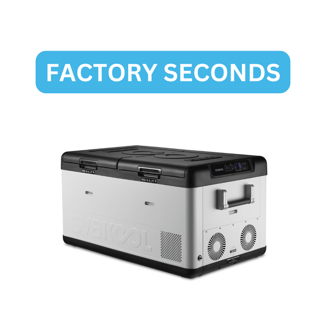 95L Down Under Fridge Freezer - Black - Factory Seconds