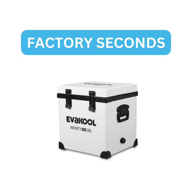 30L Infinity Fibreglass Cooler - Red Dot