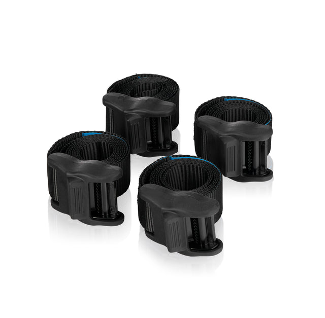 EvaKool 1m Fridge Tie Down Straps Black - 4 Pack