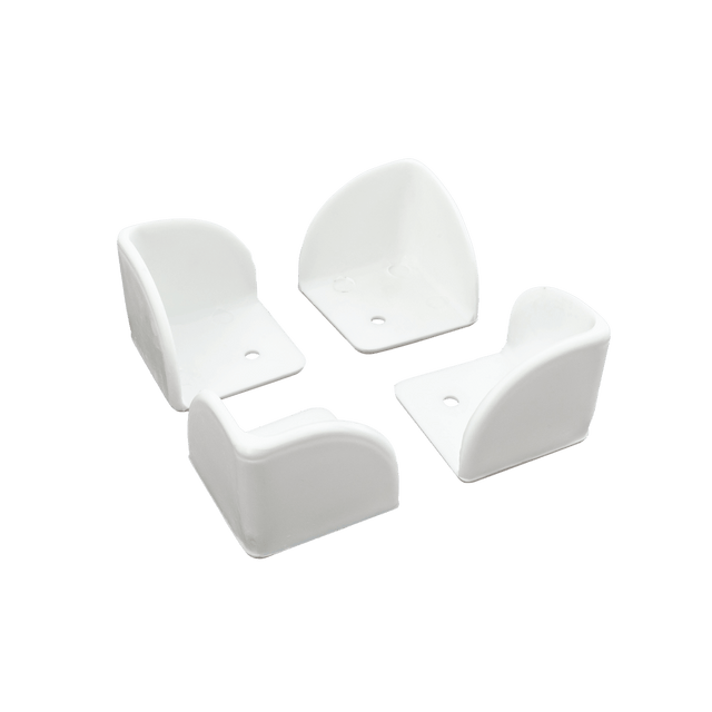 Infinity Corner Feet White (4 Pack) - EvaKool Australia